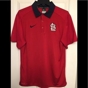 St. Louis Cardinals Nike Authentic Polo- LG